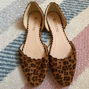 Restricted Leopard Print Women's Flats Size 8.5